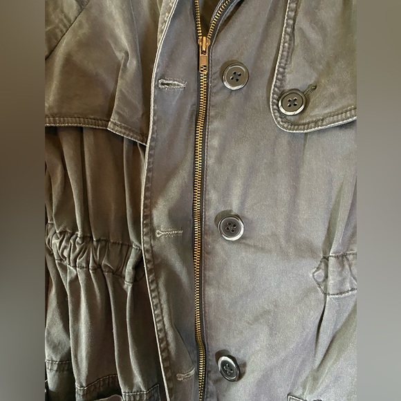 Free People 1970 Utility Trench Military Coat Ladies Small - Picture 6 of 16
